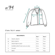 Elena Shirt - Women - SS Simple Saloo - S001 White