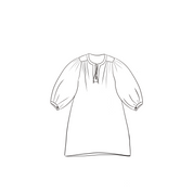 Elisa Dress  - Kids - CO Cotton Corduroy - S045 Stone Grey