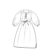 Elisa Dress - Women - CO Cotton Corduroy - S059 Dark Teal