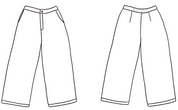 Ella Pants - Women - SV Silk Velvet - S045 Stone Grey