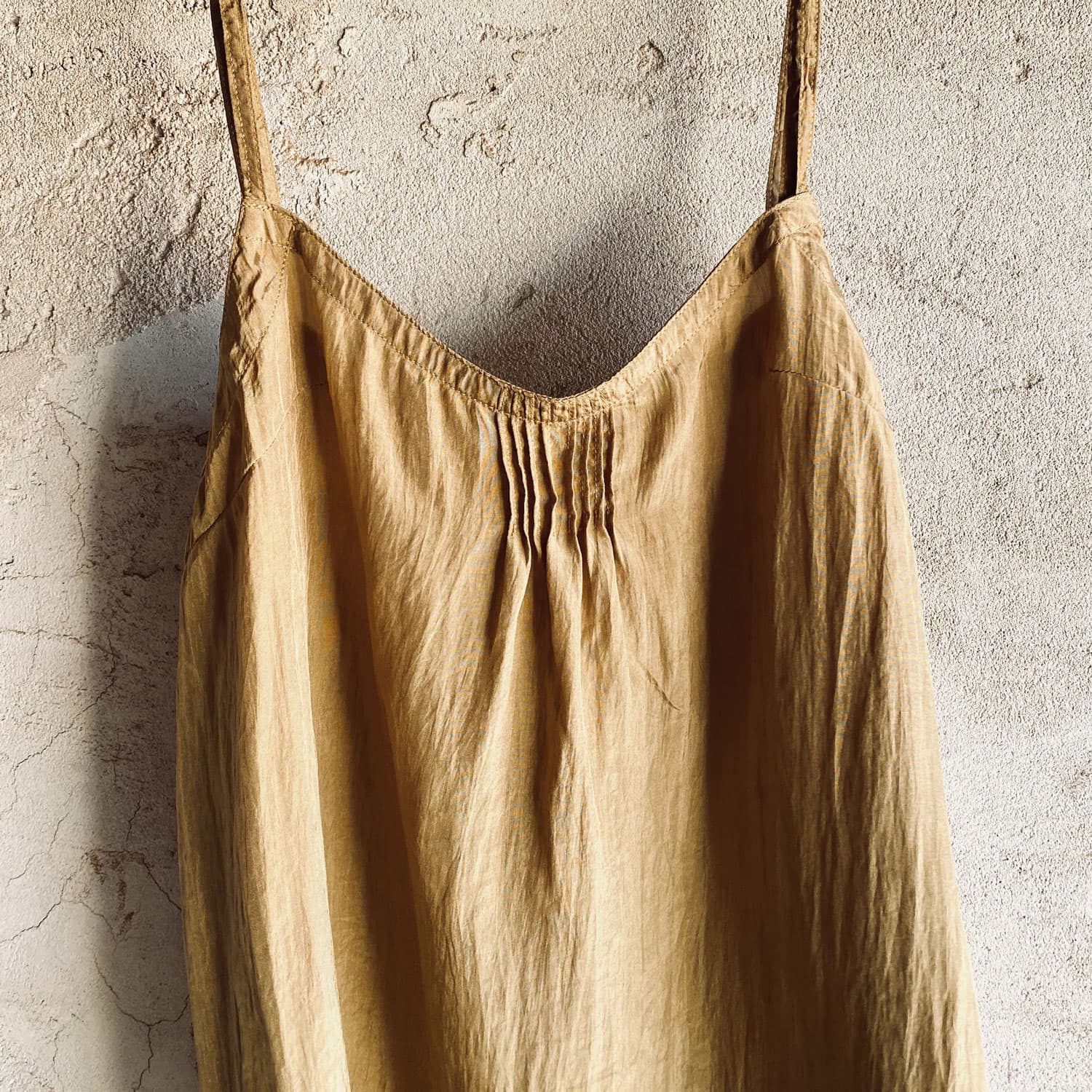 Selene Top - Women - HS Habotai Silk 40 - S050 Antique Bronze