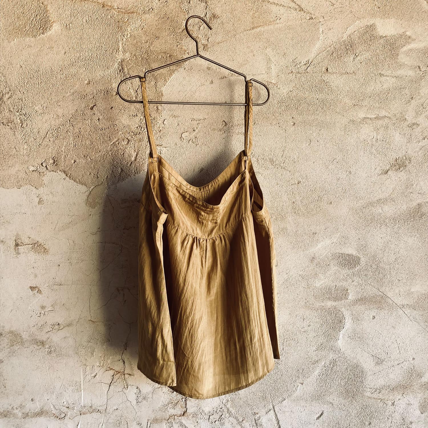 Selene Top - Women - HS Habotai Silk 40 - S050 Antique Bronze
