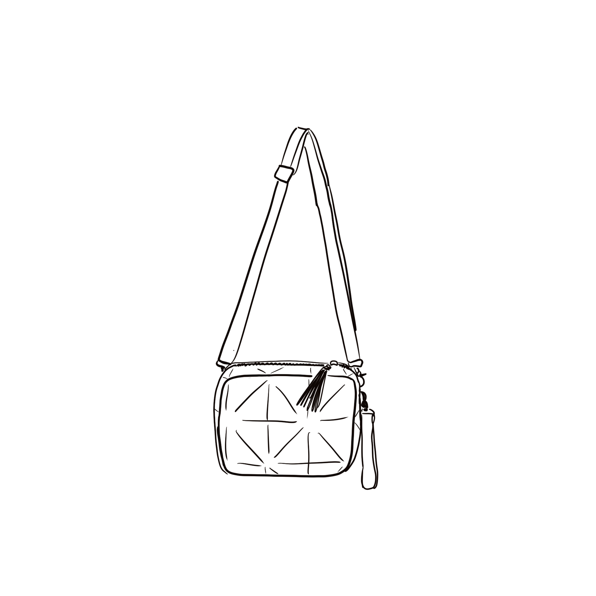 Akira Daily Bag  - OQ Origami Quilt - S050 Antique Bronze