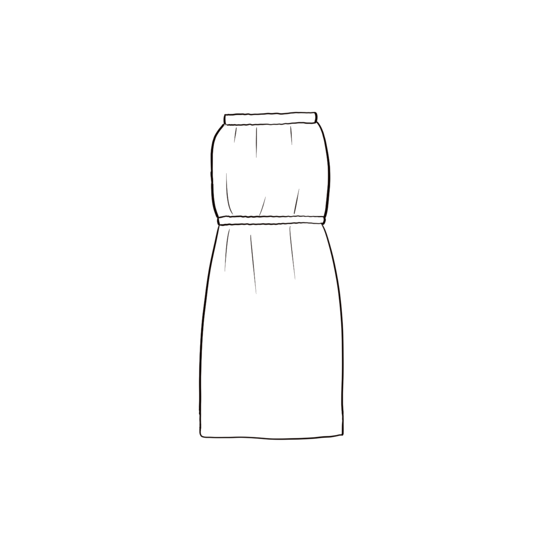 Betty Dress - Women - TJ Terry Jersey - S032 Ice Blue