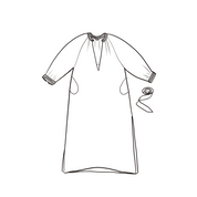 Lina Long Dress - Women - DS Double Saloo - S000 Natural