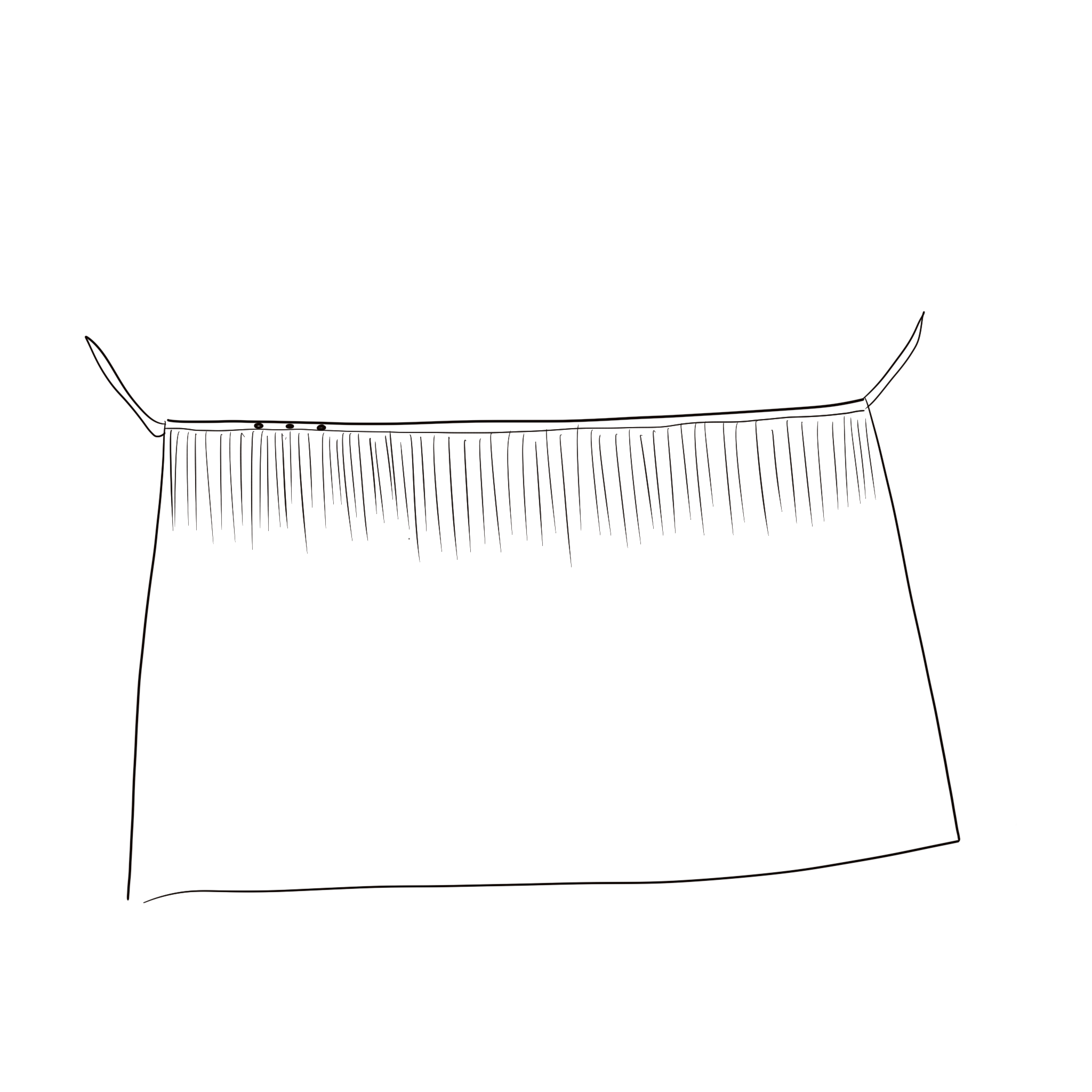 Lucille Skirt - Women - SS Simple Saloo - S100 Raw