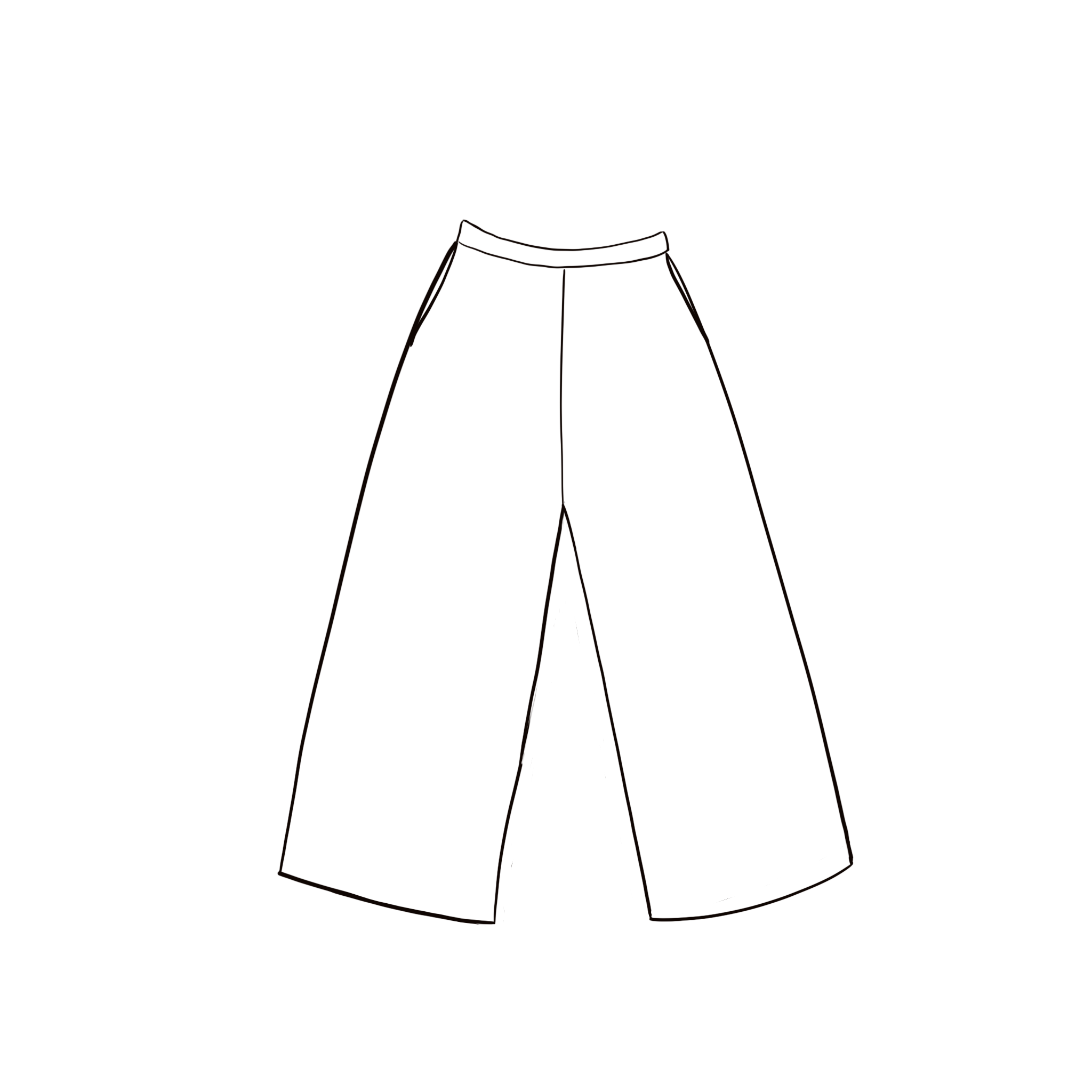 Maya Pants - Women - HS Habotai Silk 40 - S000 Natural