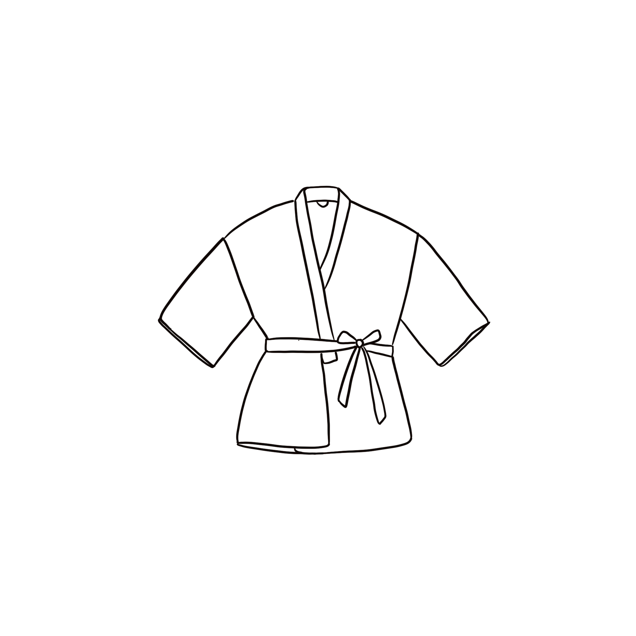 Yoko Kimono - Women - HS Habotai Silk 40 - S050 Antique Bronze