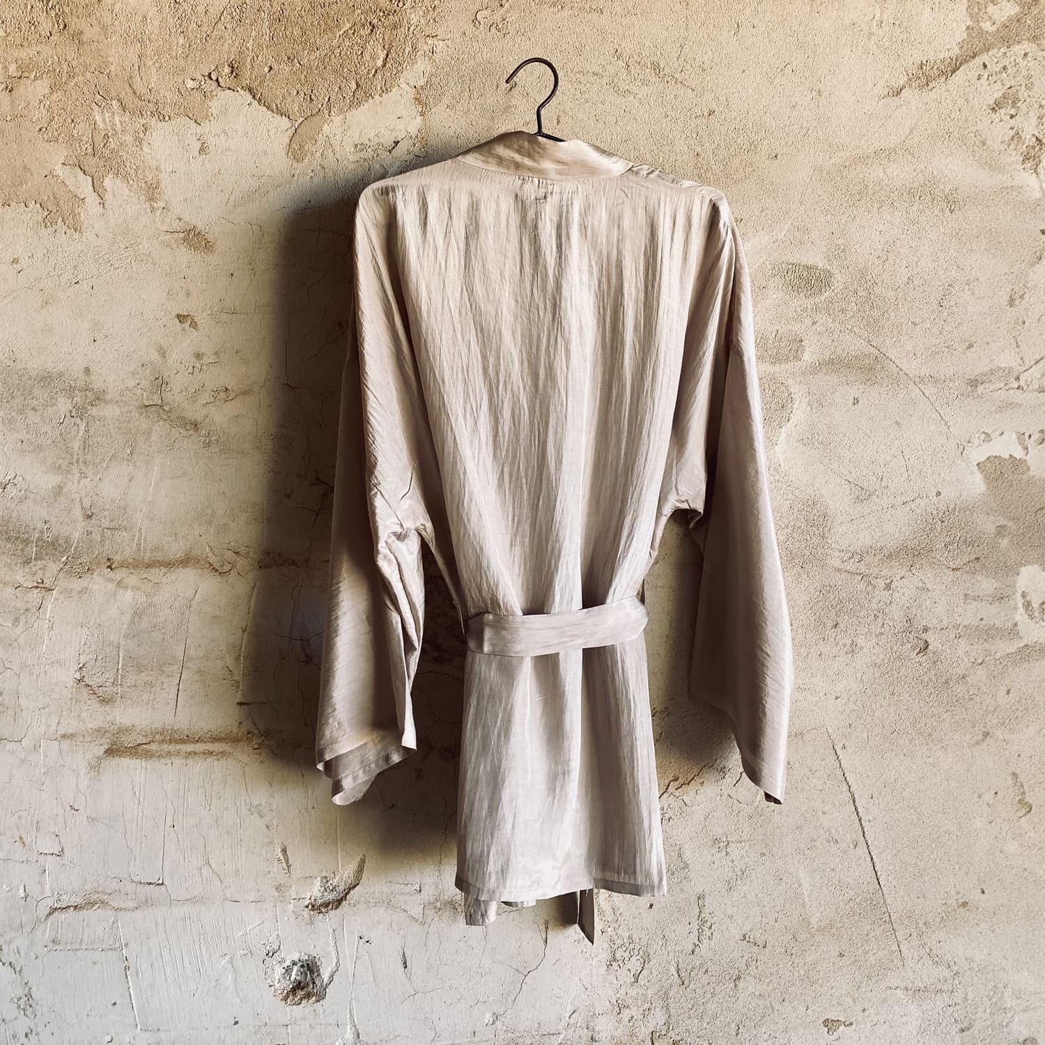 Yoko Kimono - Women - HS Habotai Silk 40 - S018 Powder