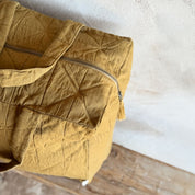 Akira Bag - OQ Origami Quilt - S050 Antique Bronze - Medium