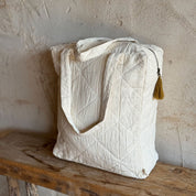 Akira Bag - OQ Origami Quilt - S000 Natural - Small