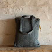 Akira Bag - OQ Origami Quilt - S021 Dark Grey - Small