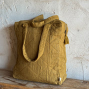 Akira Bag - OQ Origami Quilt - S050 Antique Bronze - Small