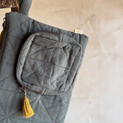 Akira Laptop Case - OQ Origami Quilt - S021 Dark Grey