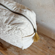 Akira Toiletry Bag - OQ Origami Quilt - S000 Natural - Large