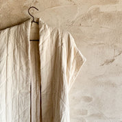 Akira Vest - Women  - OQ Origami Quilt - S000 Natural