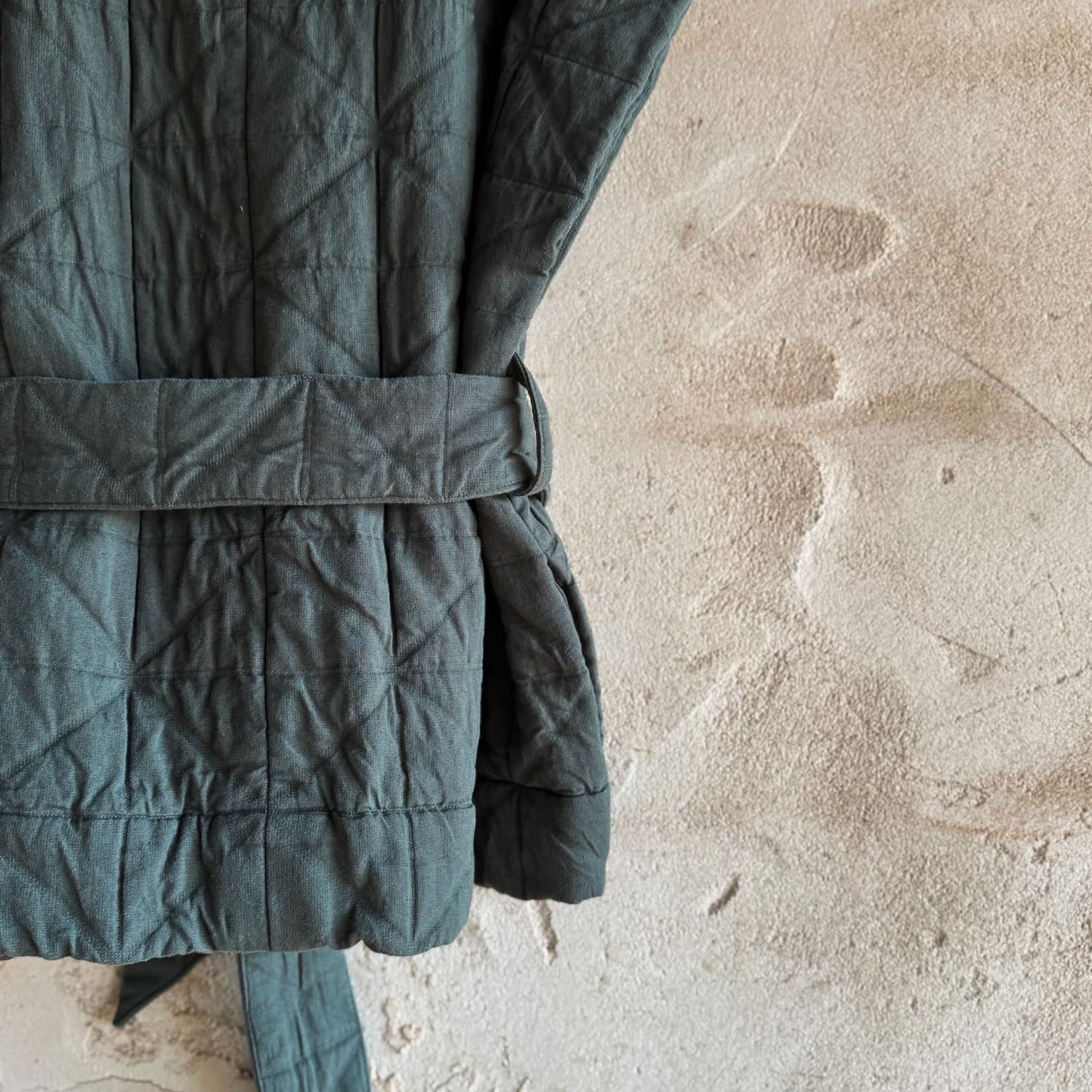 Akira Vest - Women  - OQ Origami Quilt - S021 Dark Grey