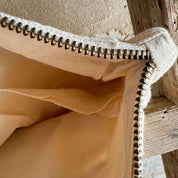 Akira Zip Clutch - OQ Origami Quilt - S000 Natural