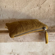 Akira Zip Clutch - OQ Origami Quilt - S050 Antique Bronze