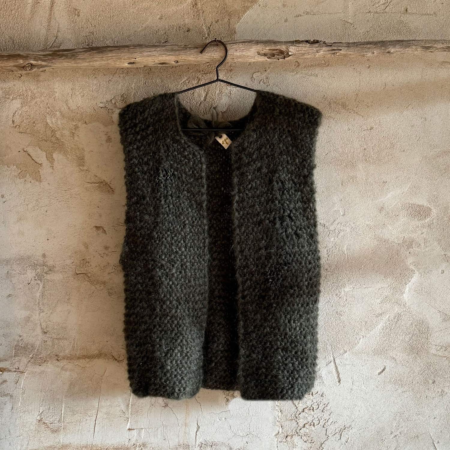 Andrea Gilet - Women - MO Mohair - S005 Khaki – n°74 E-Shop