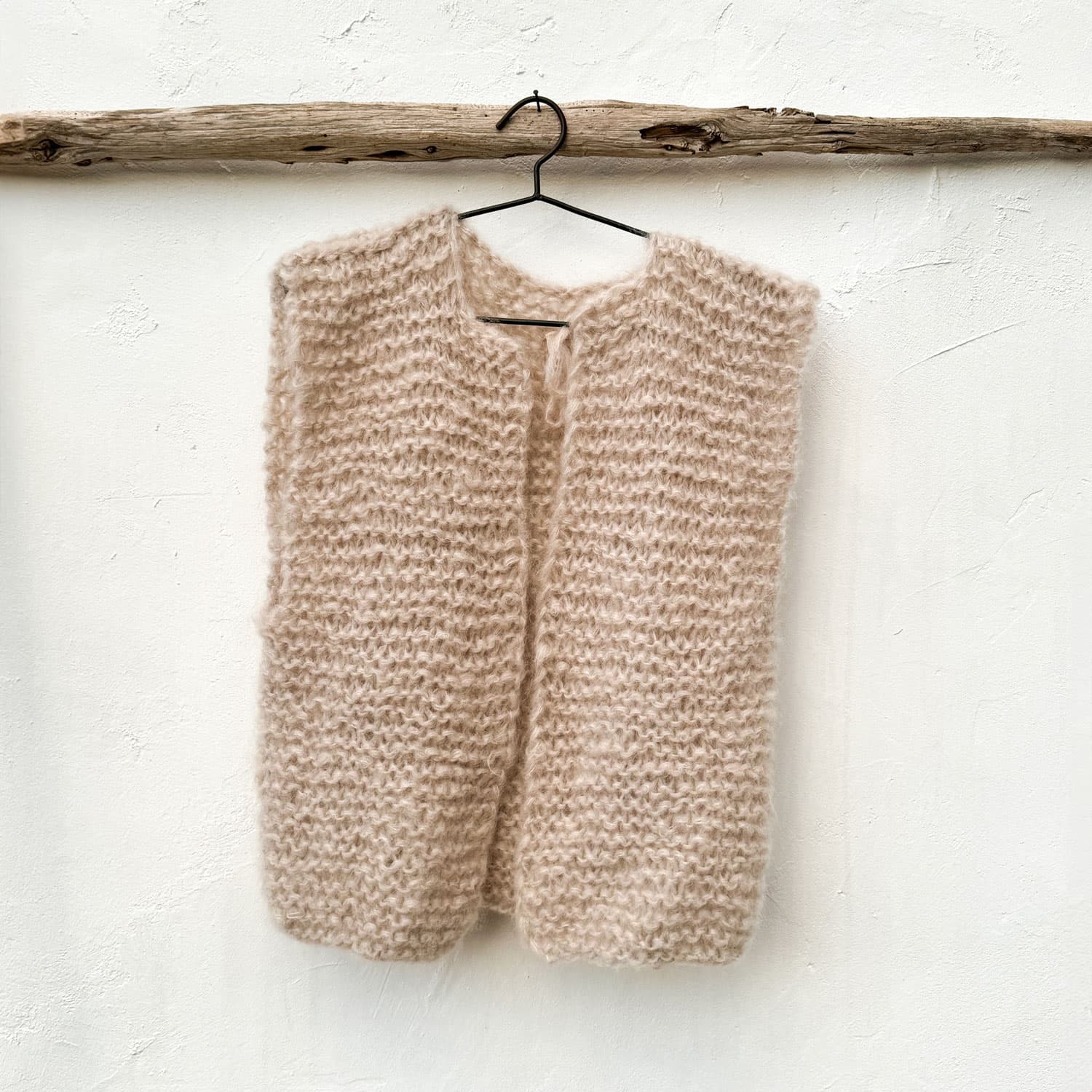 Andrea Gilet - Women - MO Mohair - S018 Powder