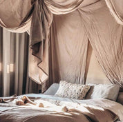 Bed Drape Double - SS Simple Saloo - S018 Powder