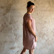 Carla Short Dress - Women - DS Double Saloo - S007 Dusty Pink
