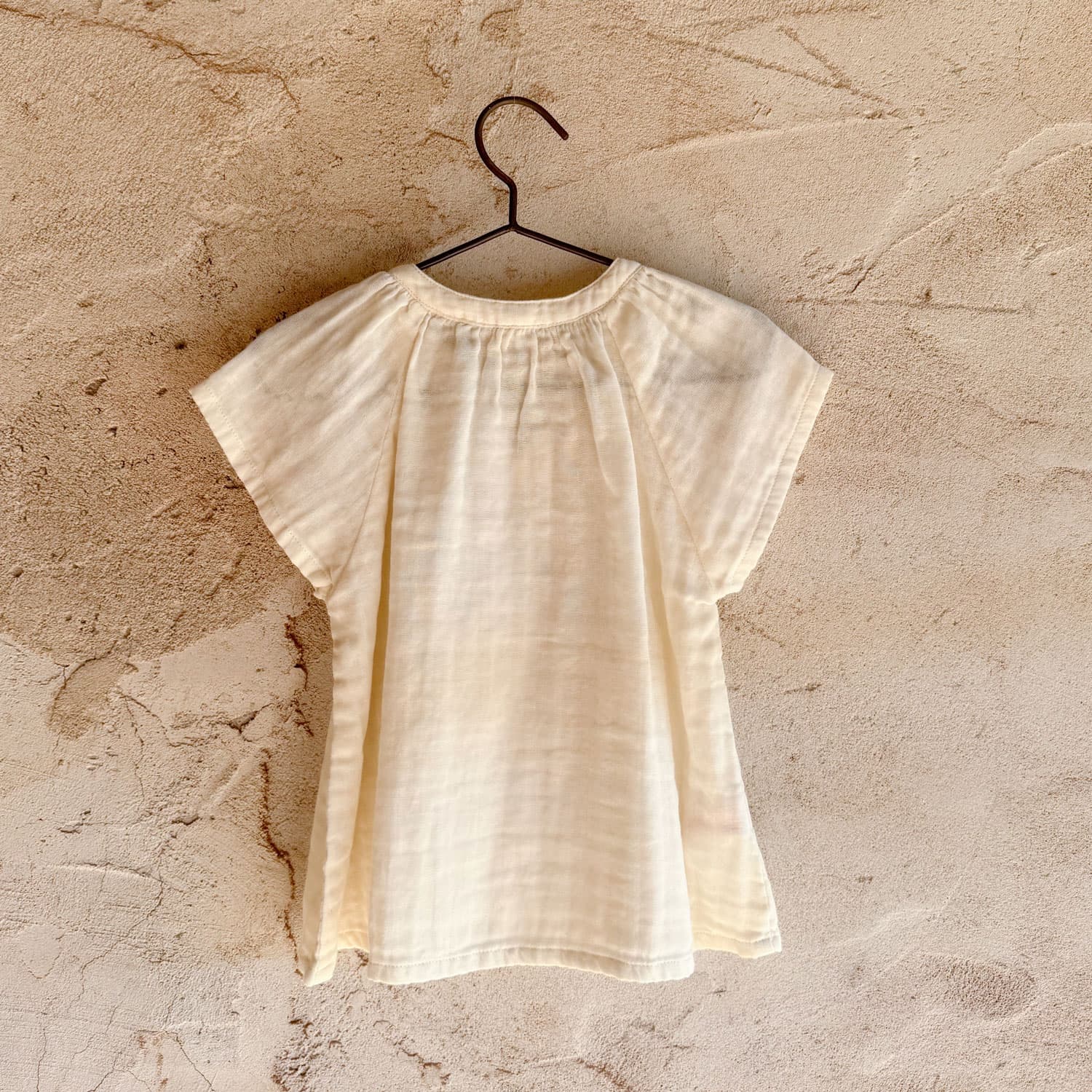 Carla Shirt - Baby - DS Double Saloo - S000 Natural