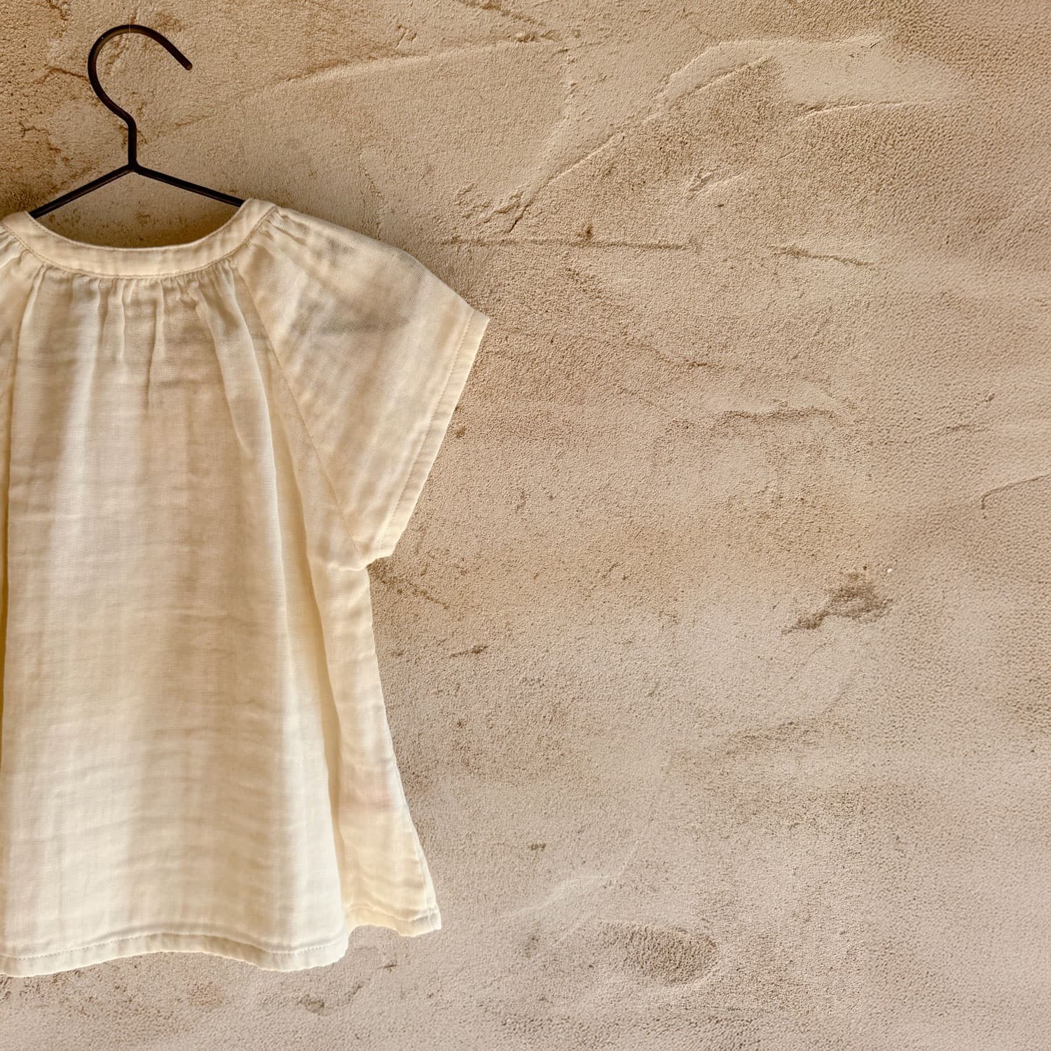 Carla Shirt - Baby - DS Double Saloo - S000 Natural
