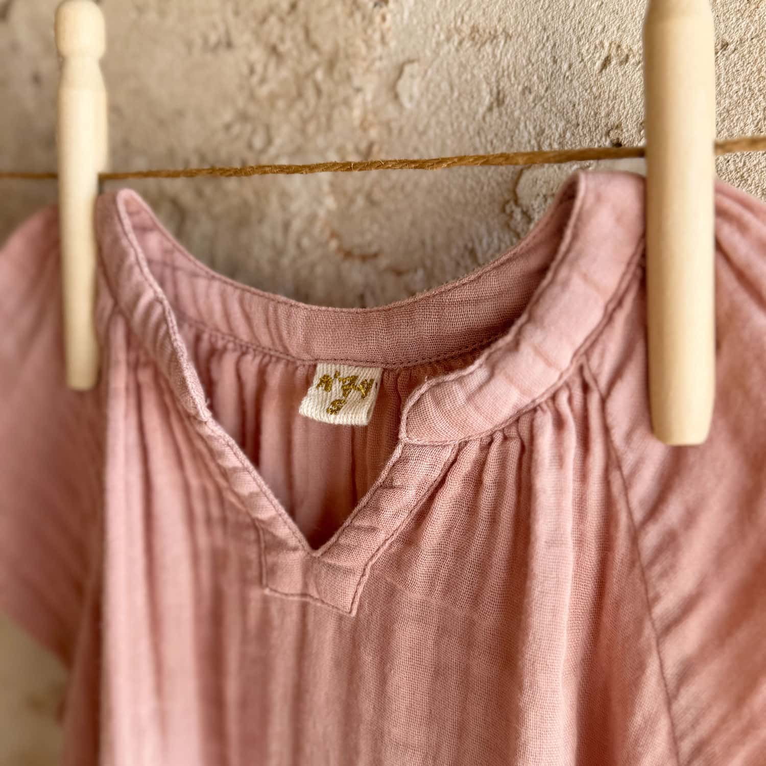 Carla Shirt - Baby - DS Double Saloo - S007 Dusty Pink