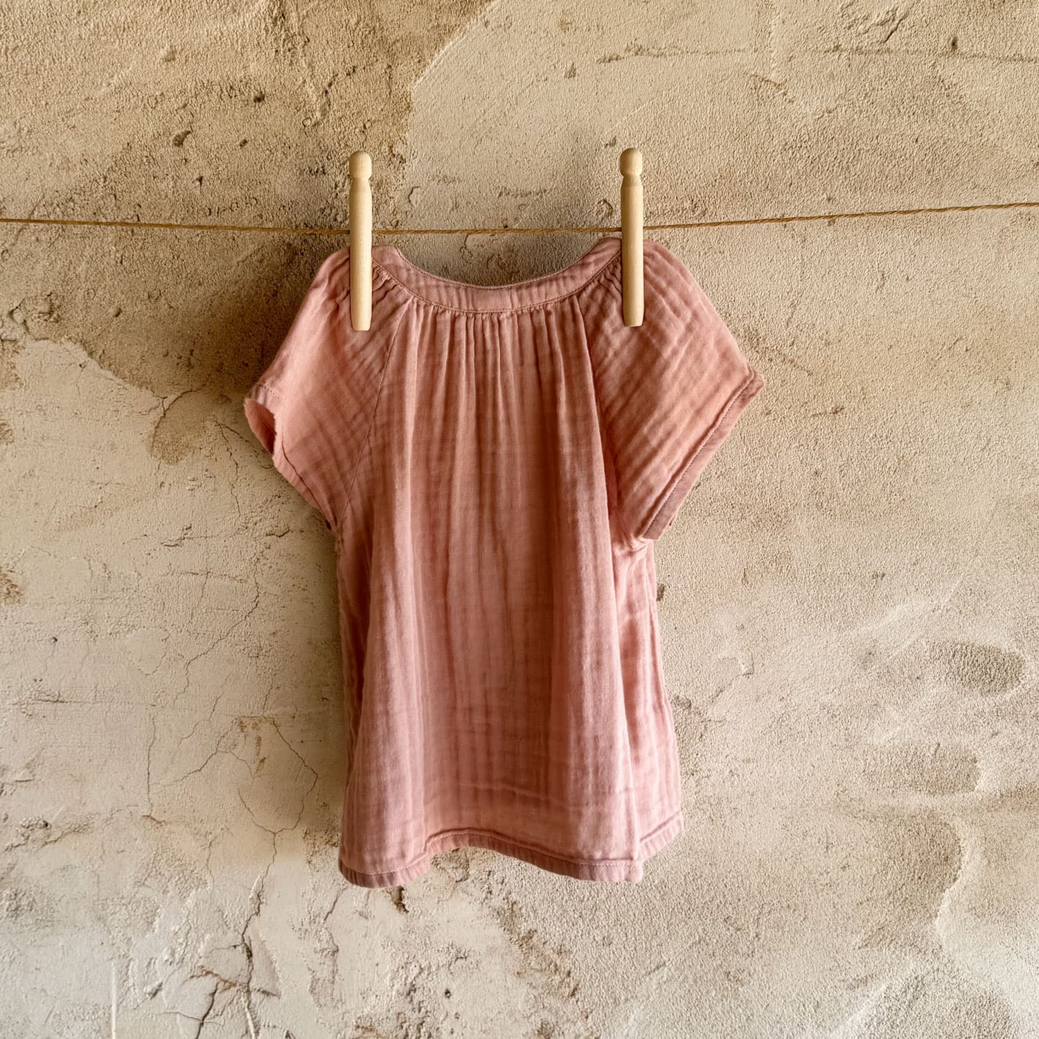 Carla Shirt - Baby - DS Double Saloo - S007 Dusty Pink