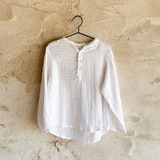 Dan Shirt - Kids - DS Double Saloo - S001 White