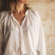 Elena Shirt - Women - SS Simple Saloo - S001 White
