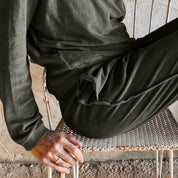 Elie Jogger - Women - TJ Terry Jersey - S021 Dark Green Grey