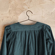 Elisa Dress  - Kids - CO Cotton Corduroy - S059 Dark Teal