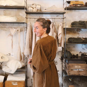 Elisa Dress - Women - CO Cotton Corduroy - S057 Coffee Bronze