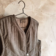 Elisa Vest - Kids  - CO Cotton Corduroy - S045 Stone Grey