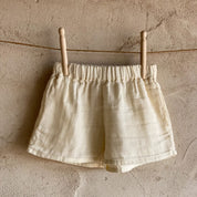 Elka Short Pants - Baby - DS Double Saloo - S000 Natural