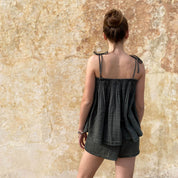 Elka Short Pants - Women - DS Double Saloo - S021 Dark Grey