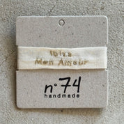 Embroidered Bracelet Ibiza Mon Amour - S000 Natural