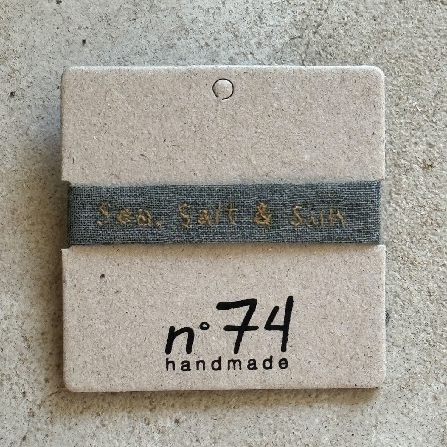 Embroidered Bracelet Sea, Salt & Sun - S032 Ice Blue