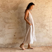 Gisele Dress - Women - HS Habotai Silk 40 - S018 Powder