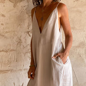 Gisele Dress - Women - HS Habotai Silk 40 - S018 Powder
