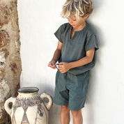 Icaro Shirt - Kids - DS Double Saloo - S032 Ice Blue