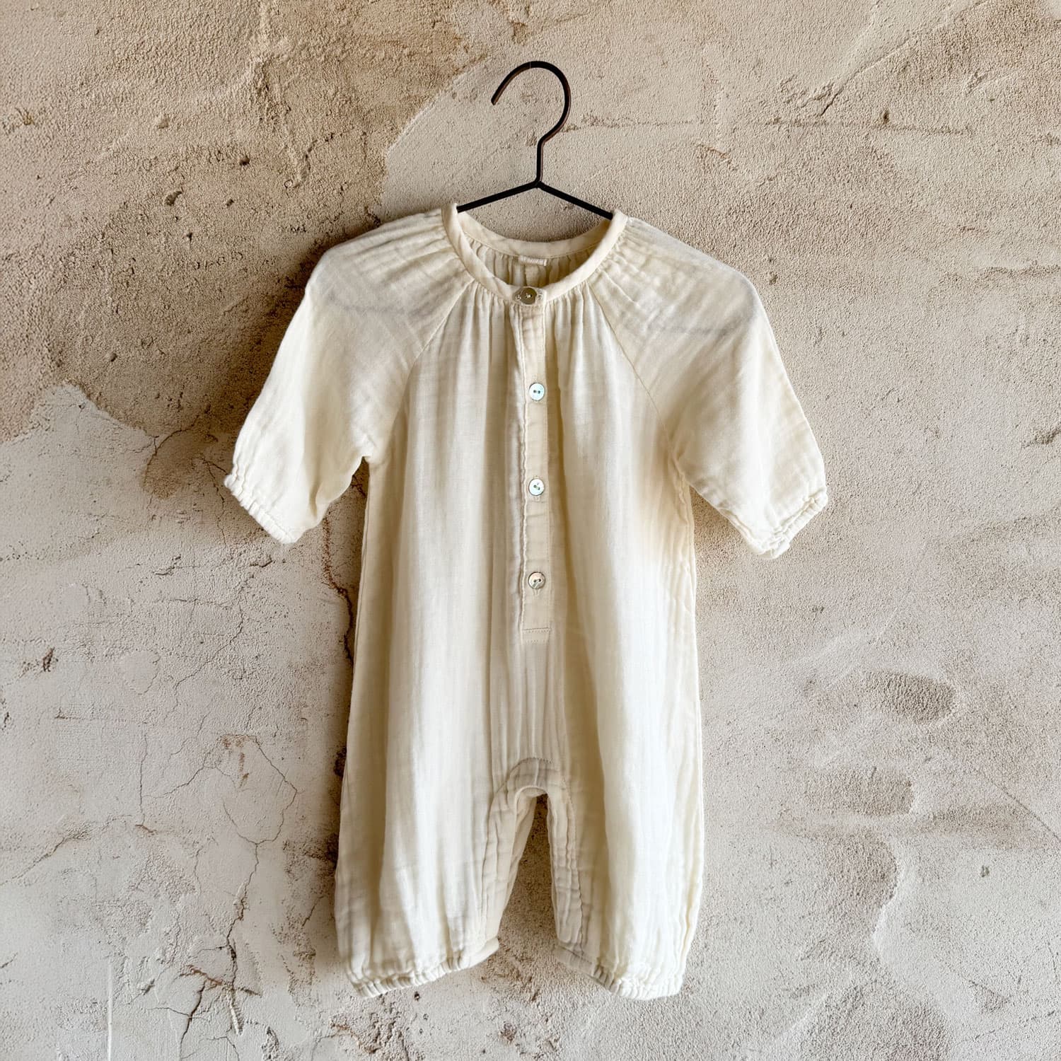 Leni Jumpsuit - Baby - DS Double Saloo - S000 Natural