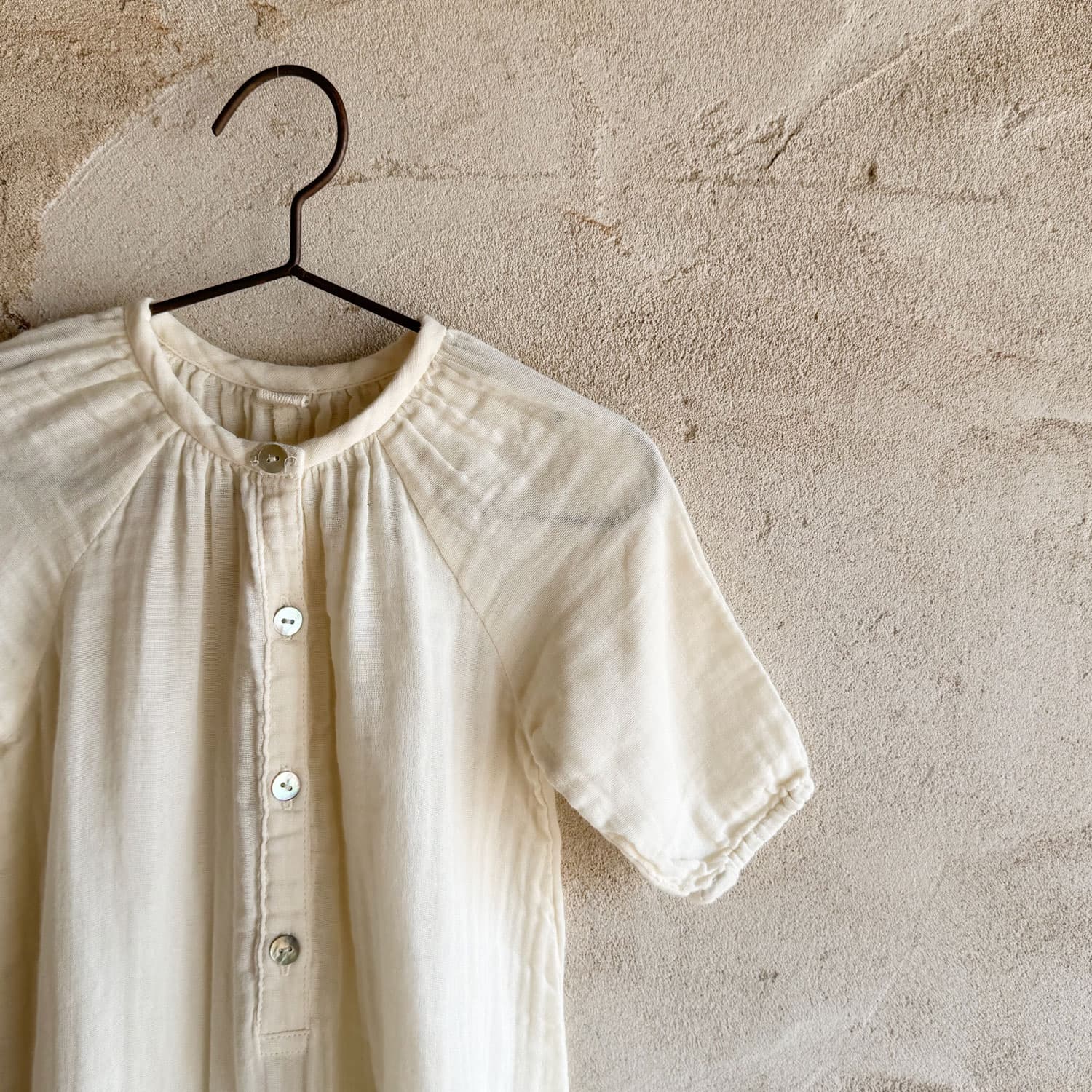 Leni Jumpsuit - Baby - DS Double Saloo - S000 Natural