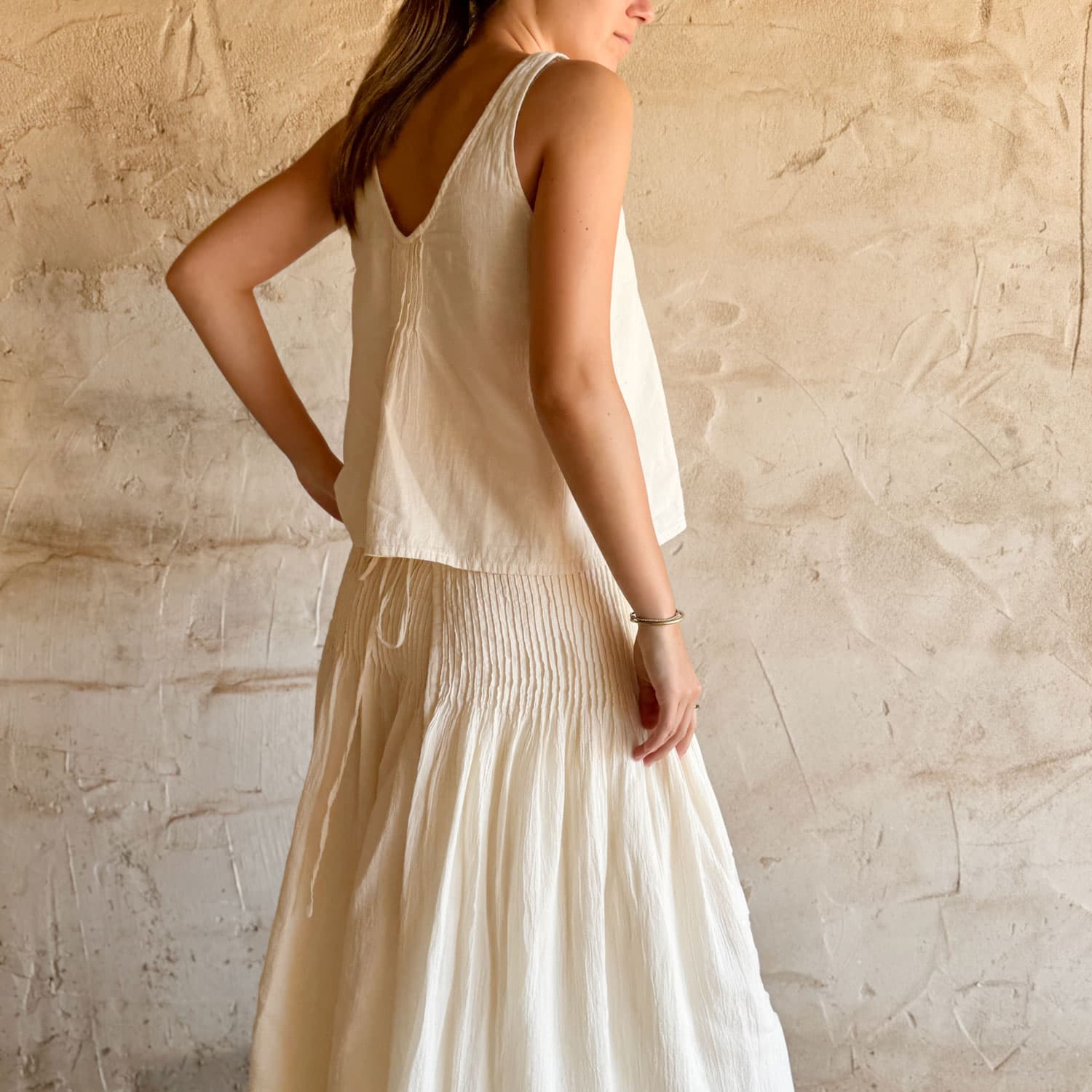 Lucille Skirt - Women - SS Simple Saloo - S100 Raw