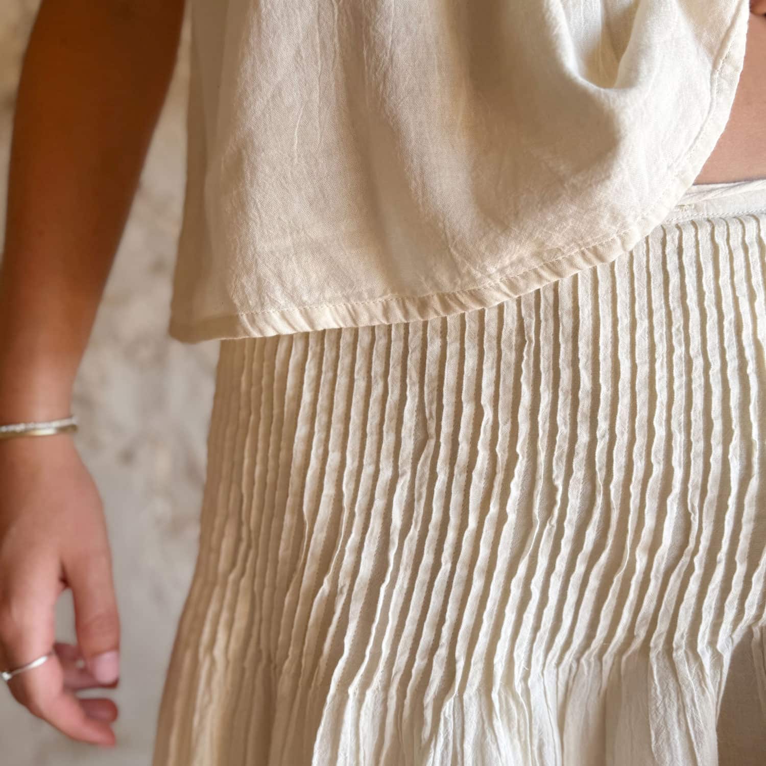 Lucille Skirt - Women - SS Simple Saloo - S100 Raw