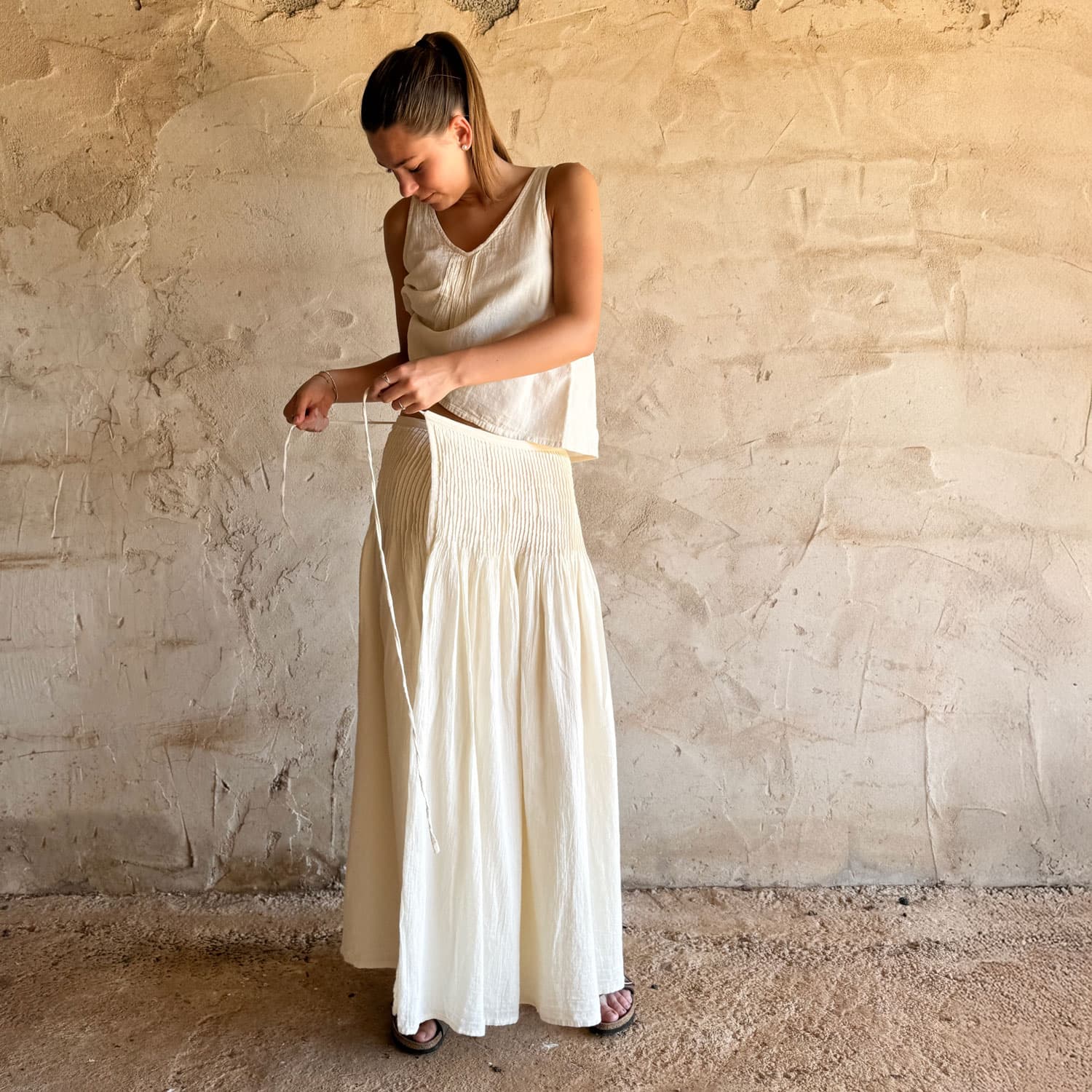 Lucille Skirt - Women - SS Simple Saloo - S100 Raw
