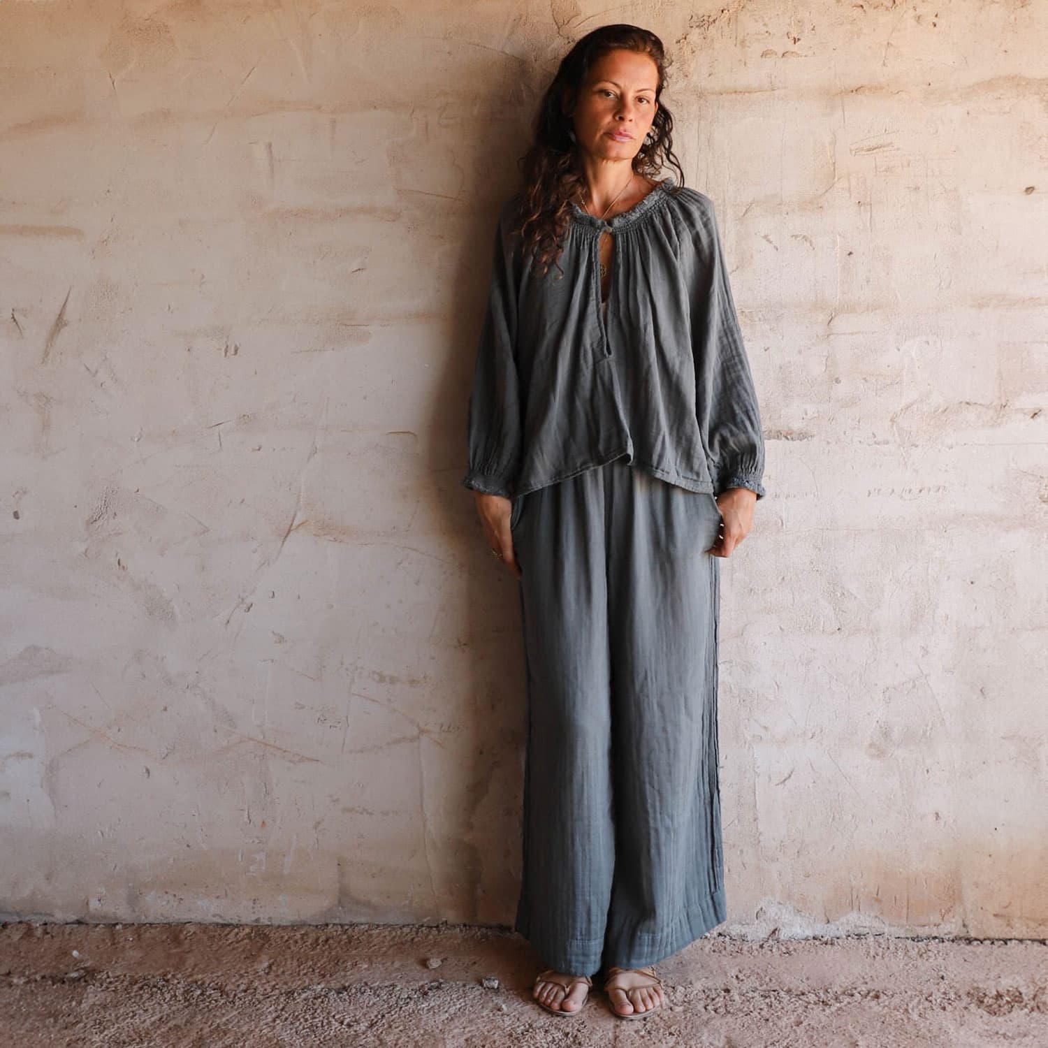 Maya Pants - Women - DS Double Saloo - S032 Ice Blue
